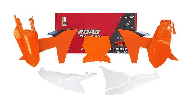 RTECH, Plastics Kit Rtech Includes Front & Rear Fenders Radiator Shrouds Sidepanels Airbox Cover