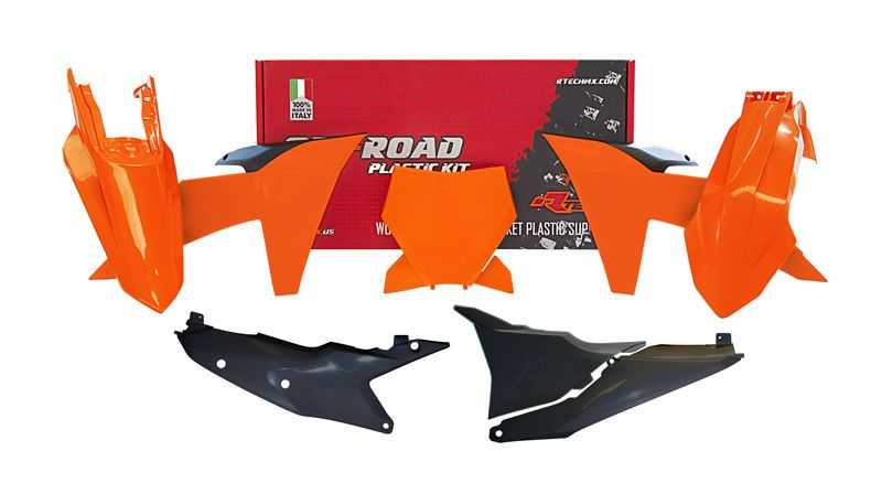RTECH, Plastics Kit Rtech Includes Front & Rear Fenders Radiator Shrouds Sidepanels Airbox Cover