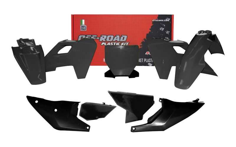 RTECH, Plastics Kit Rtech Includes Frontfender, Rear Fender, Sidepanels, Air Box Cover & Front Number Plate