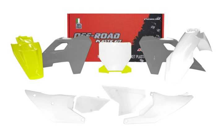 RTECH, Plastics Kit Rtech Includes Frontfender, Rear Fender, Sidepanels, Air Box Cover & Front Number Plate