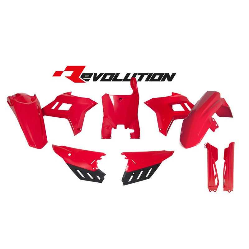 RTECH, Plastics Kit Rtech Revolution Honda Crf250 R 22 23 Crf450 R 21 23 Red