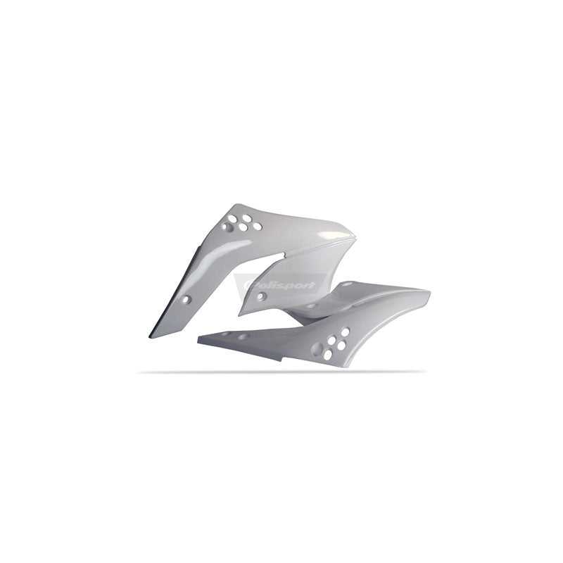 POLISPORT, Polisport Radiator Scoops Kawasaki KX250F '06-'08 White