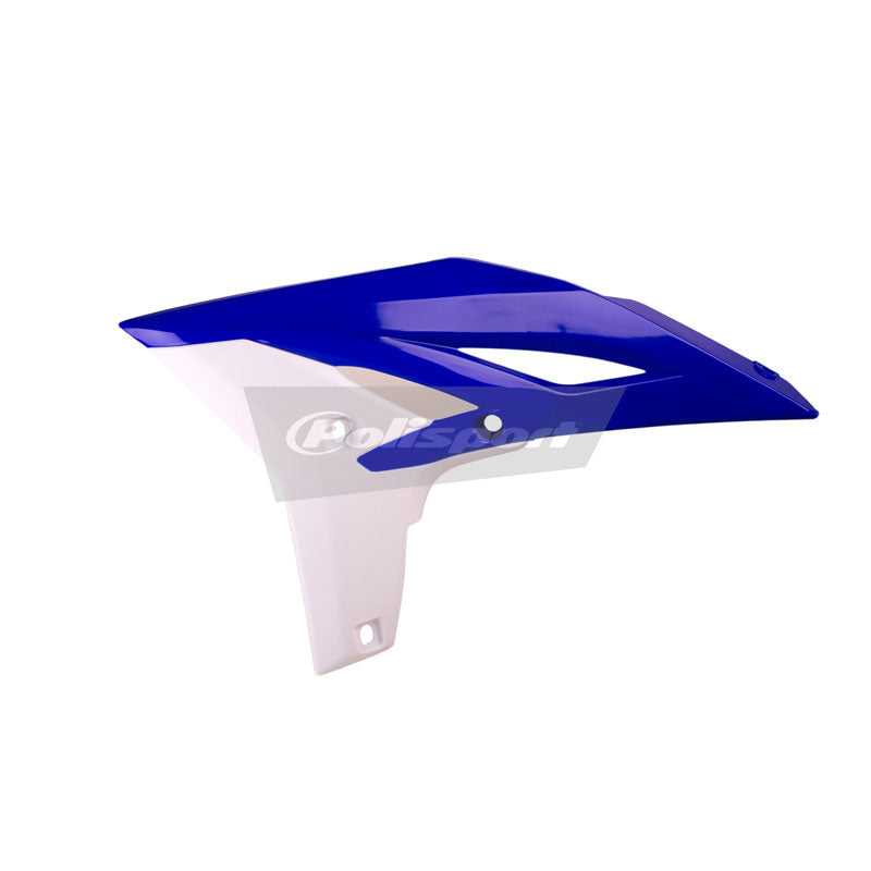 POLISPORT, Polisport Radiator Scoops Yamaha YZ250F '10-'13 98Y Blue/White