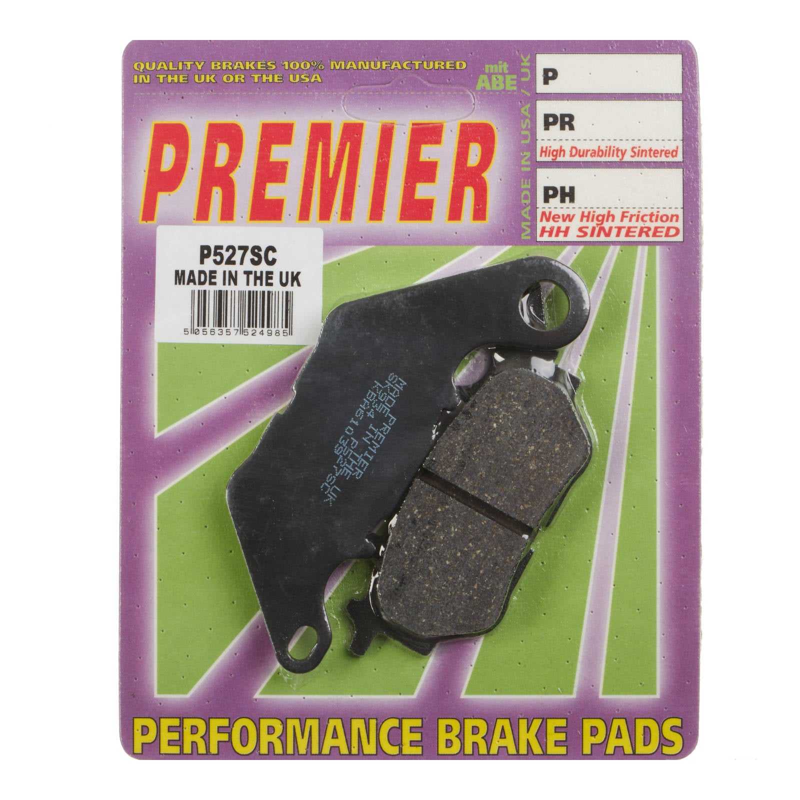 Premier, Premier Brake Pads - P-SC Organic Scooter
