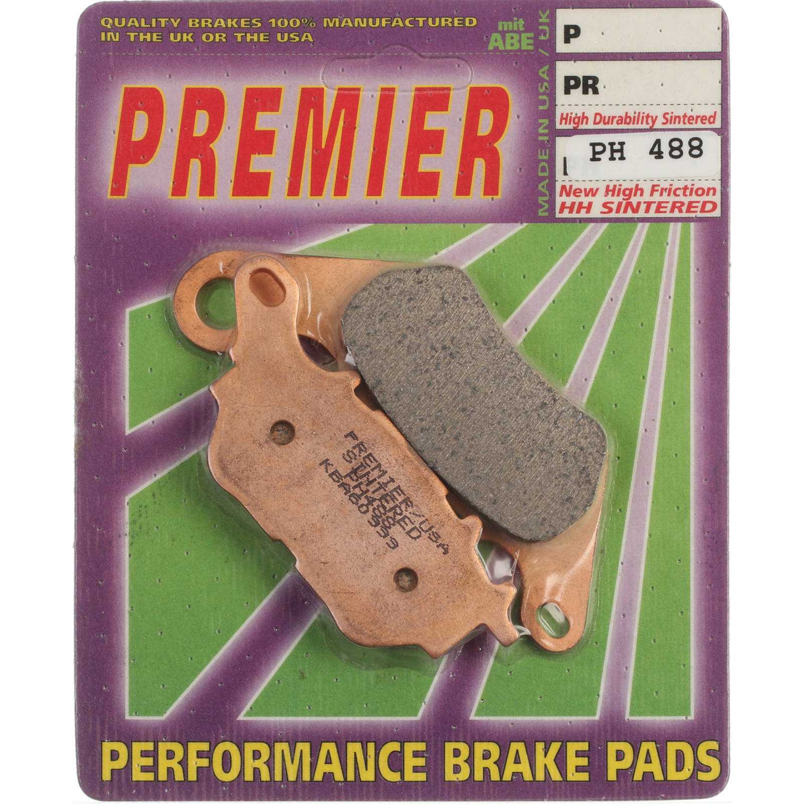 Premier, Premier Brake Pads - PH Street Sintered