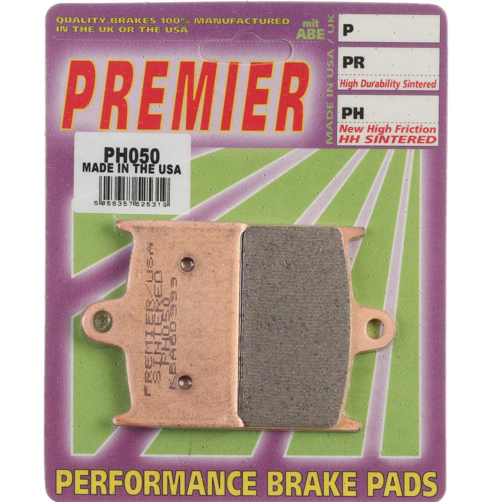 Premier, Premier Brake Pads - PH Street Sintered (GF017S3)