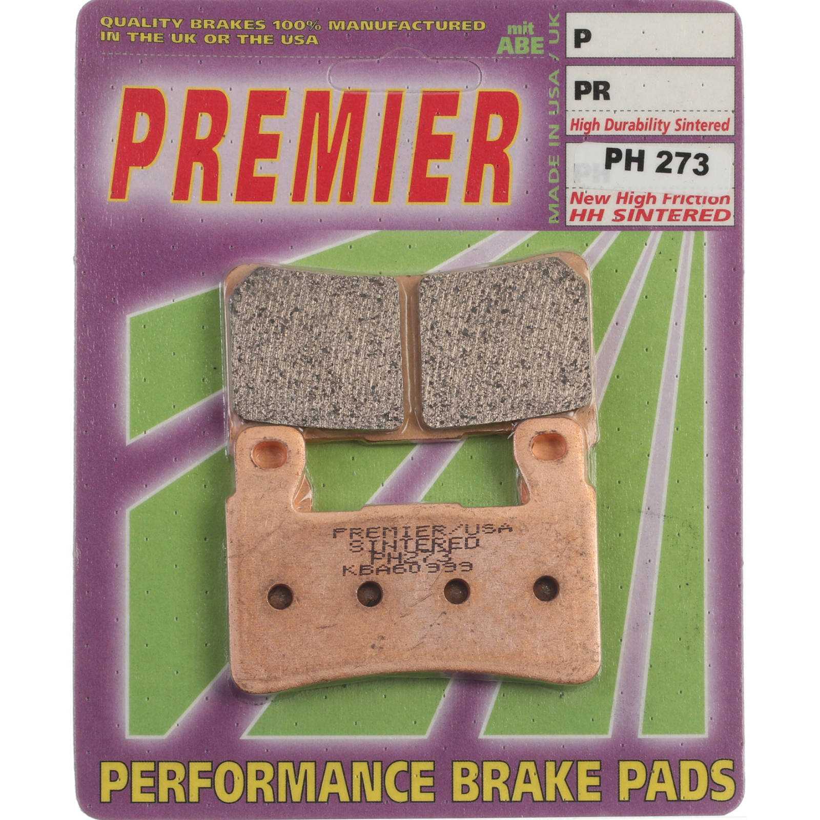 Premier, Premier Brake Pads - PH Street Sintered (GF134S3)