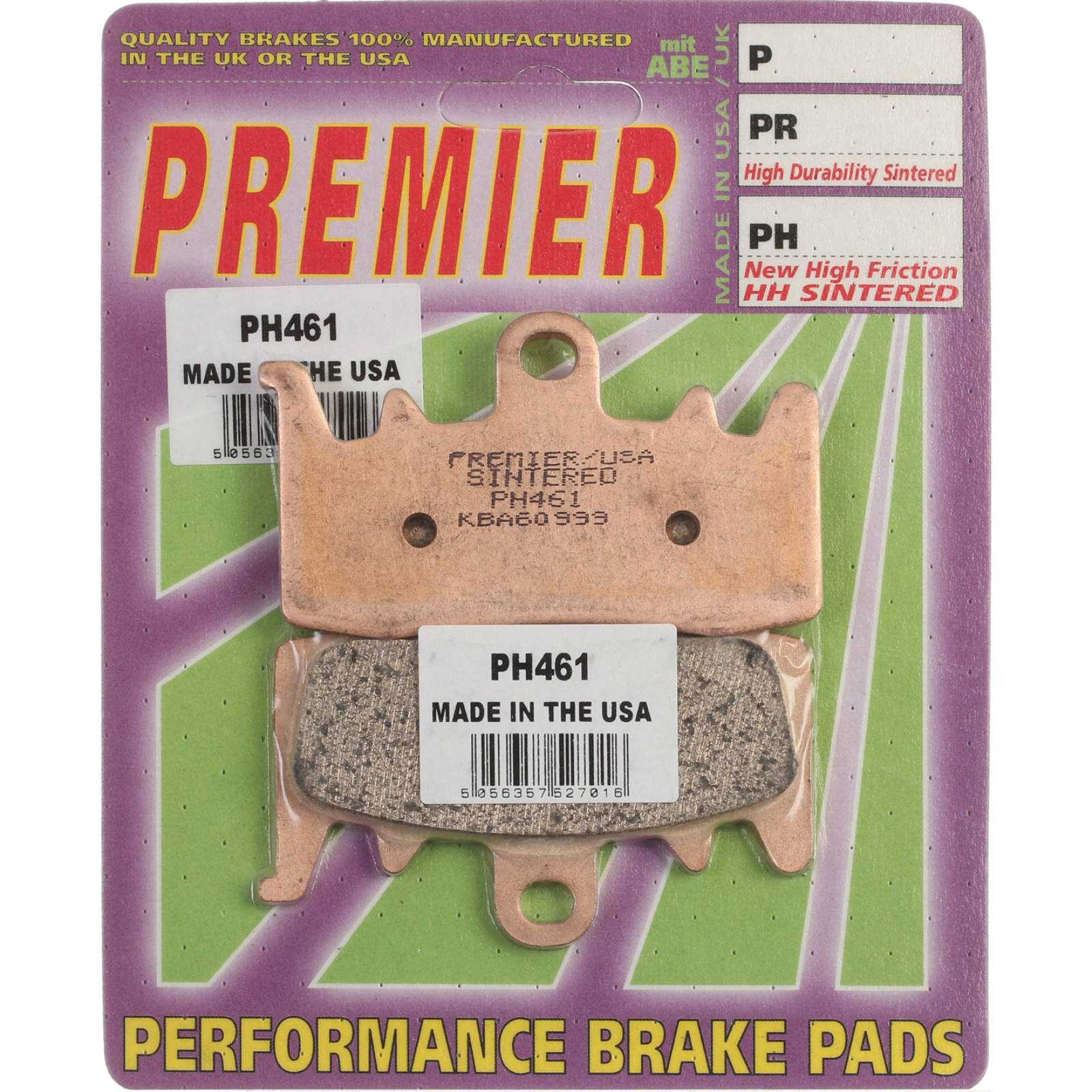 Premier, Premier Brake Pads - PH Street Sintered (GF328S3)