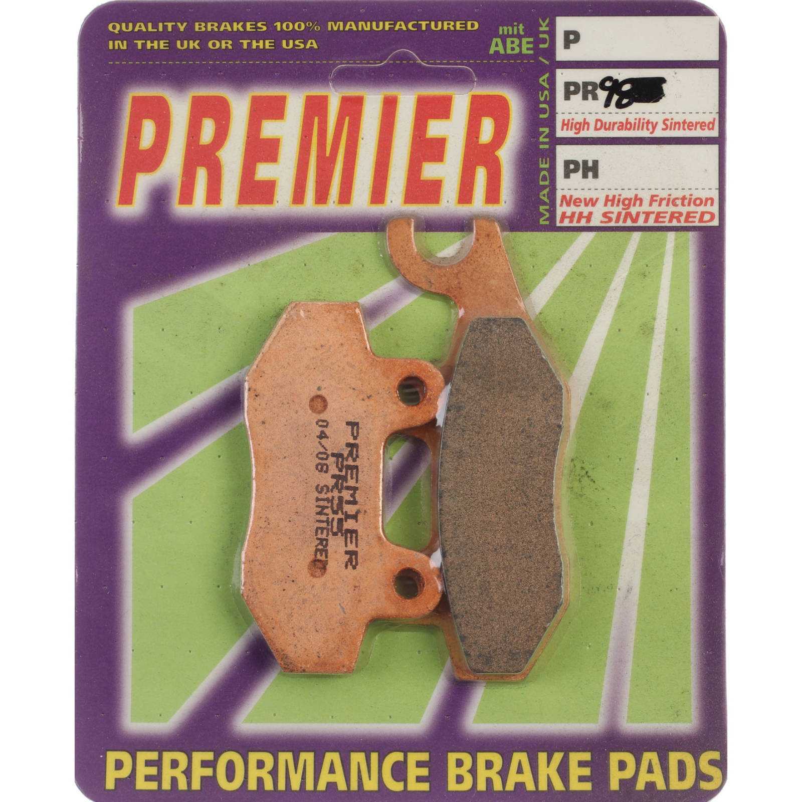 Premier, Premier Brake Pads - PR Off-Road Sintered