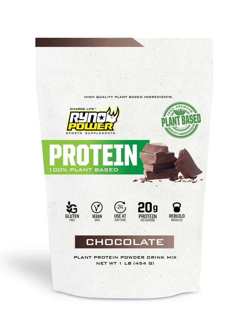 Ryno Power, Protein Premium Plant Based Ryno Chocolate Powder