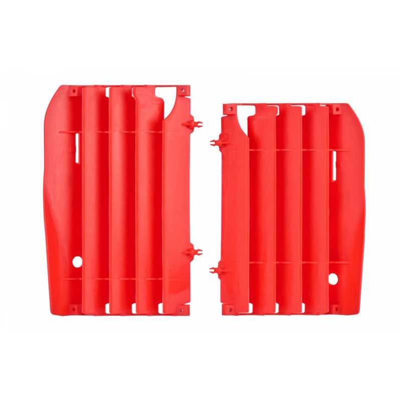 POLISPORT, RADIATOR LOUVERS HON CRF450R 09-12 04RED