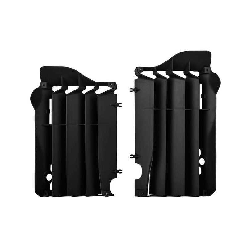 POLISPORT, RADIATOR LOUVERS HON CRF450R/RX 17- / CRF250R 18- BLK